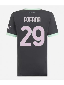 AC Milan Youssouf Fofana #29 Ausweichtrikot für Frauen 2024-25 Kurzarm